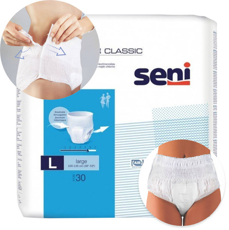 Majtki chłonne Seni Active Classic L 30szt.