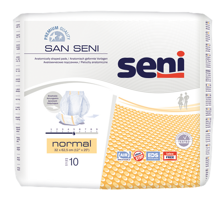 Pieluchy anatomiczne San Seni Normal 10szt.