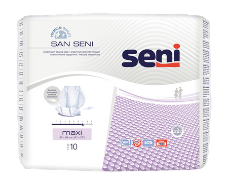 Pieluchy anatomiczne San Seni Maxi 10szt.
